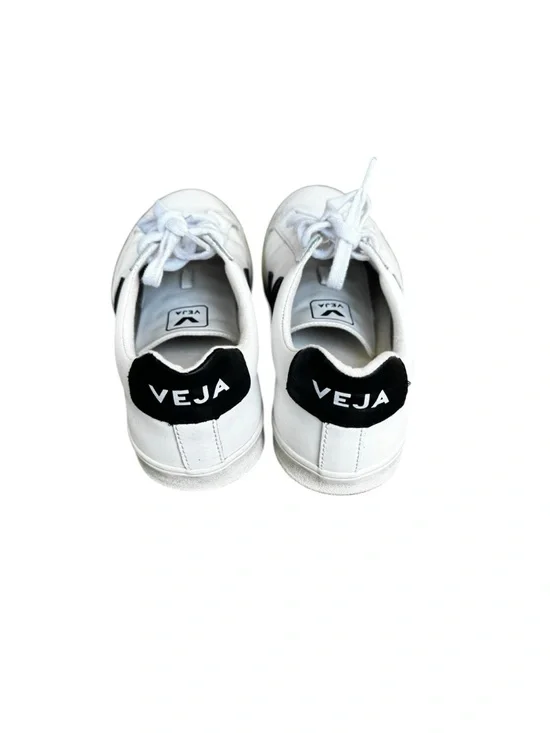 Veja Esplar Bi-Color Low-Top sneakers in white/black Size 7 - Picture 7 of 8